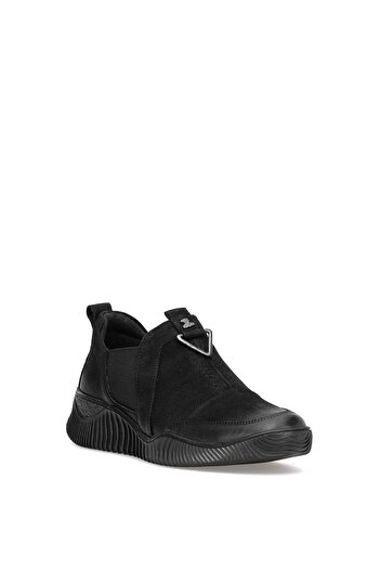Venüs 1953840K Women's Genuine Leather Casual Shoes Black