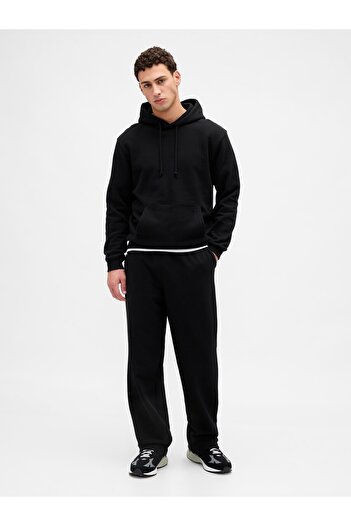 GAP Erkek Siyah Heavyweight Relaxed Eşofman Altı
