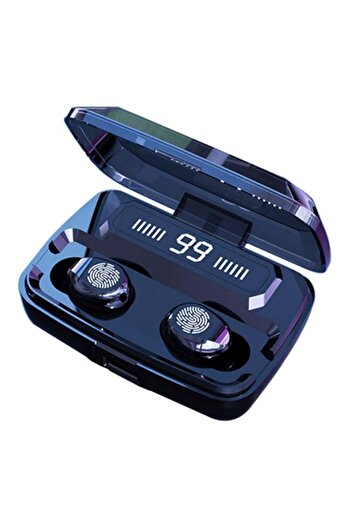 Generic F9 Wireless In-Ear Earbuds With Charging Case Black