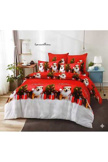 Casa Pucioasa Double bed linen, Finet, Pucioasa, 6 pieces, Fitted sheet 230x250 cm