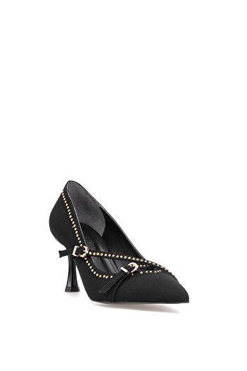 Ayakkabı Fuarı Elit Pm492 K1750 Women's Classic Heeled Shoes Black