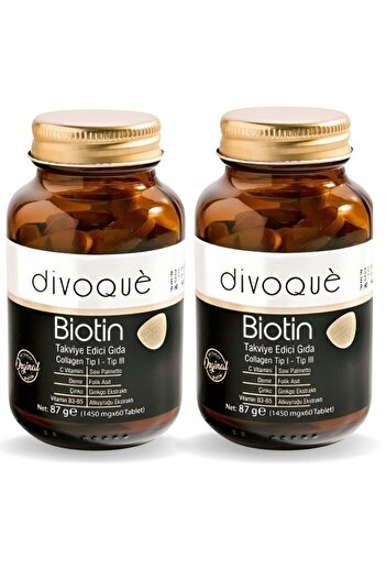 DIVOQUE Divogue Biotin 5000 Mcg (60 Tablets X 2) – Hair, Skin & Body Support