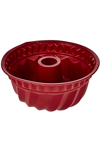 Generic BERGNER BAKE A WISH SILICONE CAKE MOULD 23 CM, RED COLOR