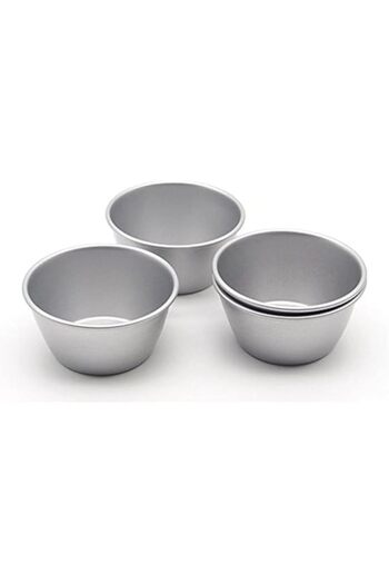 Generic Pack of 8 Individual Molds/Chocolate Molten Pans/Pudding Cups/Raspberry Souffle Pot Pie Darioles Ra