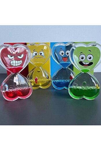 Wolawood Emojili Bubble Liquid Sand Gel Watch with Drop Visual Showdown Effect Random Color & Model Gift Item