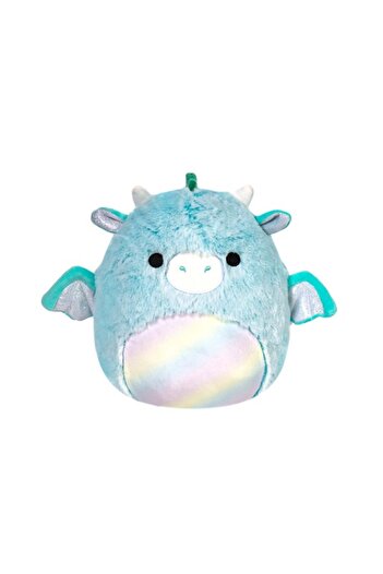 Squishmallows 12 inch Fuzzamallows Medium Plush Lorelai Teal Dragon Officially Licensed Kellytoy Plu