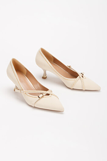 MFT AYAKKABI Women's Vintage Style Bowknot Elegant Stiletto