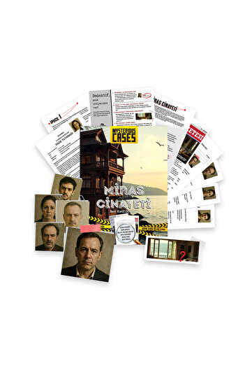 repro design Murder Inheritance - Detective Game |   Murder Case with Real Evidence - 16+ Adult Strategy Game