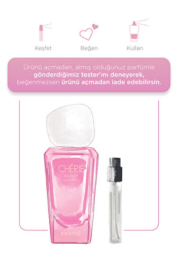 Imprime Chérie Bloom Edp Women's Perfume 50ml |   Fruity and Vanilla |   Peach, Muscat, Vanilla, Musk