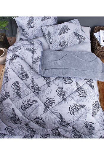 Eyüpoğlu Double Luxury Double-Sided Welsoft Pufidik Silicone Quilt 195X215 + 2 Pillowcases