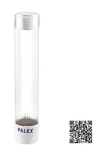 Palex Plastic Cup Dispenser White with Magnet