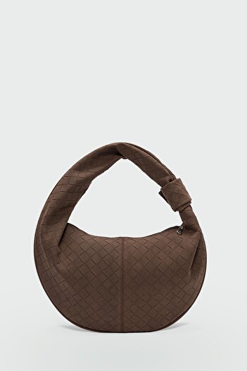 Shule Bags Τσάντα ώμου Cove Suede Καφέ