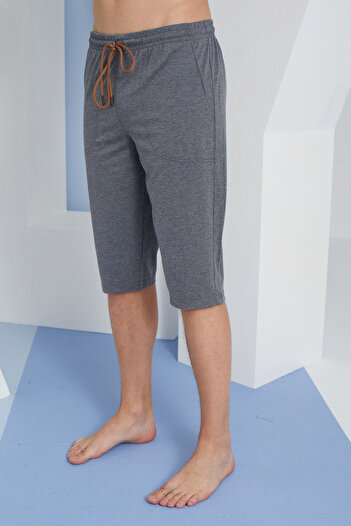 KLY 121 Men's 100% Cotton Comfortable Thin Single Capri Pants