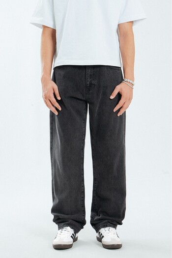 GRJ denim Smoke Baggy Fit Men's Jeans
