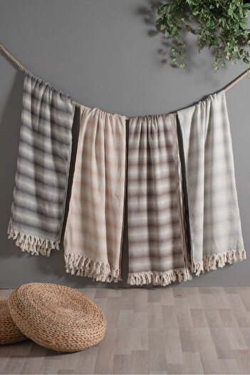 home otanticca Double Natural Hand-Tied Pique Beige