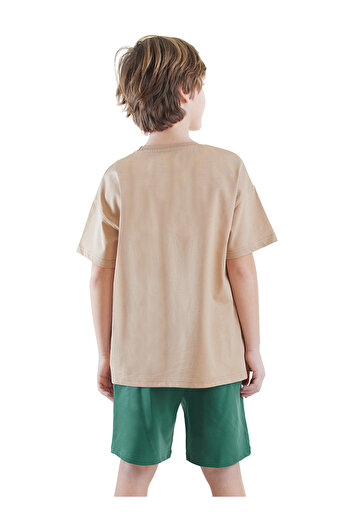 Denokids Summer Dino Boy T-Shirt Shorts Set