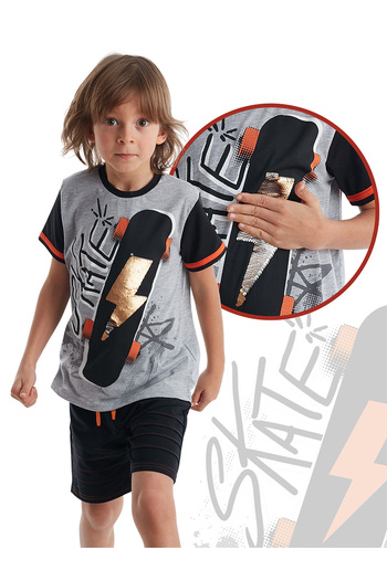 MSHB&G Thunder Skate Boy's T-shirt Shorts Set