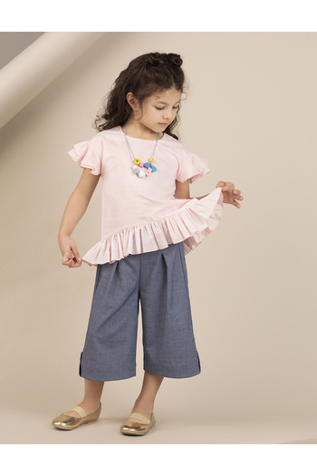 Ollie&Olla Pink Nope Girl's Blouse