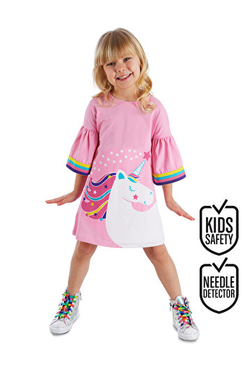 Denokids Unicorn Star Girl's Dress