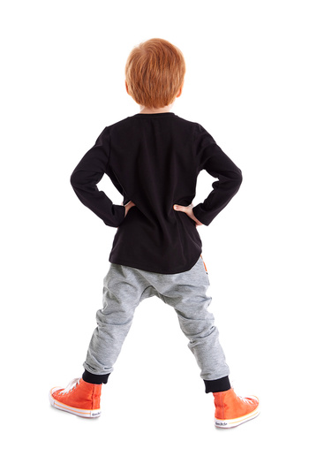Denokids Boy's Tiger Claw Winter T-shirt and Trousers Set