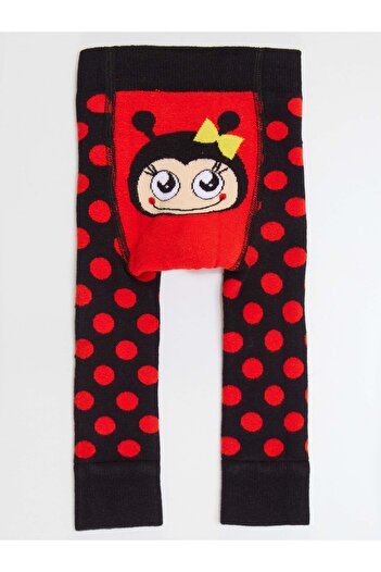 Denokids Uğur Böceği Dziewczęce legginsy-spodnie