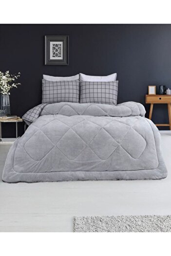 Arma Concept Double Wellsoft Quilt Sleeping Set 195X215 & 4 Pillowcases & Fitted Sheet with Elastic