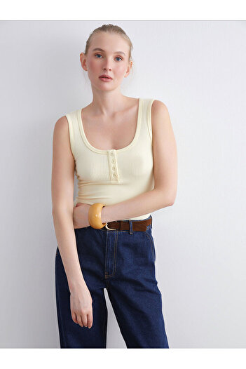 LC Waikiki Sari U Neck Women's Tank Top