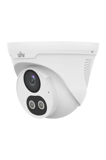 Uniview ColorHunter Dual-Light IP Camera, 8MP, 2.8mm lens, IR 30m, WL 30m, Audio - UNV IPC3618LE-ADF28KC-DL