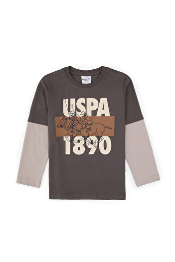U.S. Polo Assn. Boy's Mink Sweatshirt 50316495-Vr052