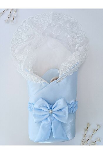 OMY Kumru Kristal Baby Girl Swaddle Unisex Baby Outer Blanket Hospital Release Swaddle Blanket