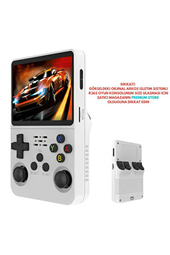 Prest R36s Oyun Konsolu El Atarisi Arkos İşletim Sistemi Türkçe Dil 128 Gb Hafıza 21000 Oyun 3.5Inch Ekran