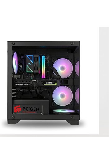 PC'GEN Gaming PC | I5-14400F • RTX 5070 12GB • 16GB DDR5 • 1TB NVMe SSD • Gigabyte H610M (BLACK)