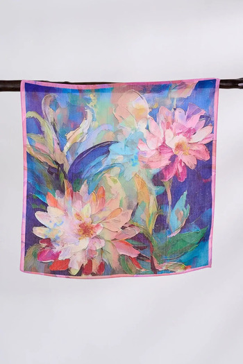 Otantik Çarşı Double Sided Square Scarf Digital Printing 68X68 Cm. K105384