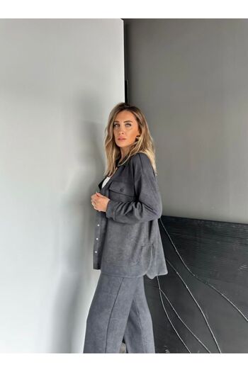 EGZOTİK ASORTİK Washable Shirt Trousers Set