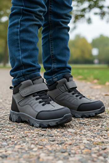 welissa Waterproof Velcro Thermal Lining Children's Boots Non-Slip Sole