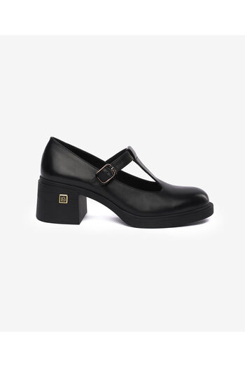 Greyder Women's Black Genuine Leather Classic Shoes 5K2Ua59303