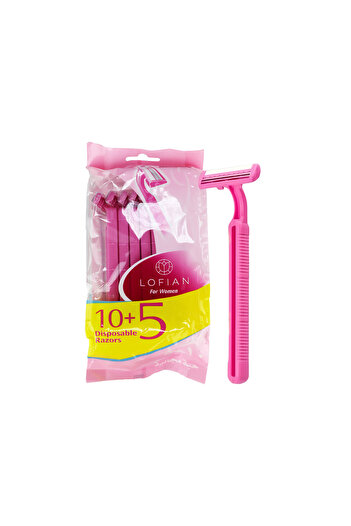 LOFIAN Women's Body Hair Removal Razors 10+5 Pieces 4 Packs