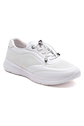 Bulldozer 251701 Women's Laceless Casual Shoes - White - 36