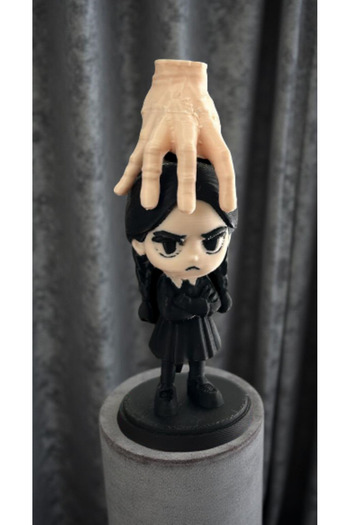 3D Dükkanı Wednesday Addams & El Figure Thing Two Together in One