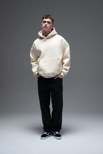 Nhara Φούτερ Unisex Oversize Stone Color Premium