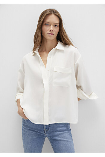 Mavi Ecru Shirt Oversize / Wide Cut 1211354-80194