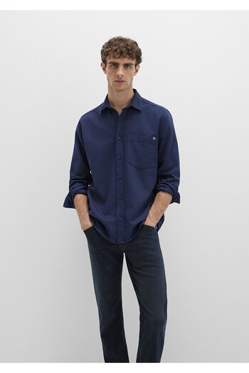 Mavi Striped Navy Blue Shirt Regular Fit / Regular Cut 0211775-91324
