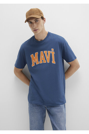 Mavi Μπλουζάκι με τυπωμένο λογότυπο Loose Fit / Loose Relaxed Fit 0611711-90609