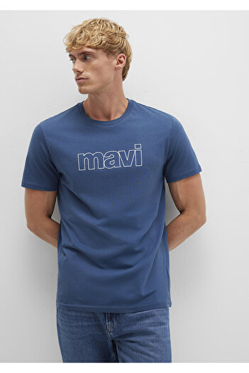 Mavi Logo Printed T-Shirt Slim Fit / Slim Fit 065781-90609
