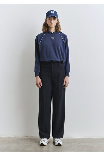 Mavi Striped Navy Blue Trousers 1011028-91007