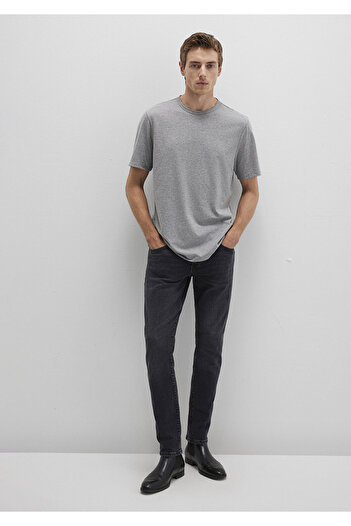 Mavi Gray Basic T-Shirt Regular Fit / Regular Cut 0612854-80018