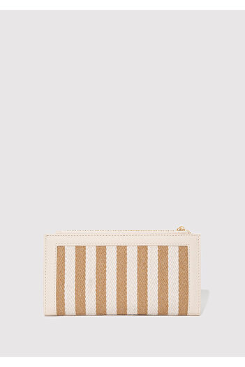 Mavi Beige Striped Wallet 1913131-70170