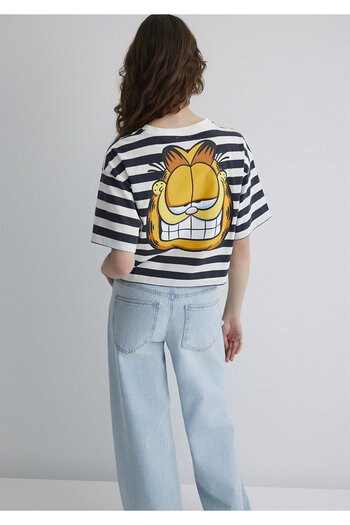 Mavi Garfield Printed Gray T-Shirt Regular Fit 1613366 -85308