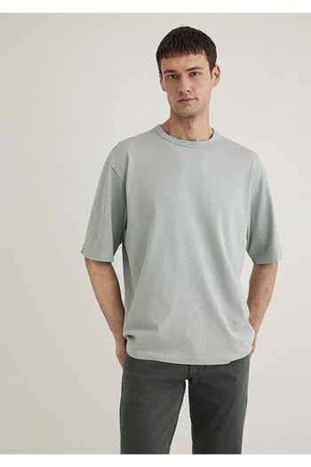 Mavi Πράσινο Basic T-Shirt Loose Fit / Loose Relaxed Fit 0612595-70148