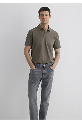 Mavi Brown Polo T-Shirt Regular Fit 0612556 -70376
